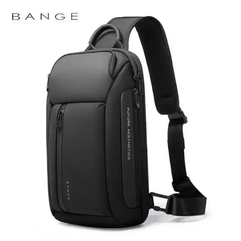 BANGE BG-7566 Waterproof Breathable Shoulder Chest Bag with Tablet Sleeve