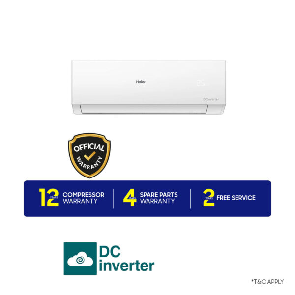 Haier 1.5 Ton CleanCool DC Inverter Air Conditioner (HSU-18CleanCool)