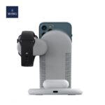 WiWU Power Air 3 In 1 18W Wireless Charger for Apple iPhone, iWatch and Airpods - Image 2
