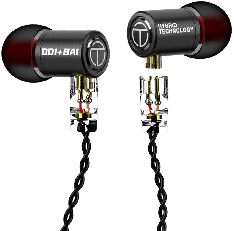 51LJ3idmDhL._AC_SL1000.jpg TRN M10 Earphone 1DD 1BA Hybrid Driver Earphone - Image 1