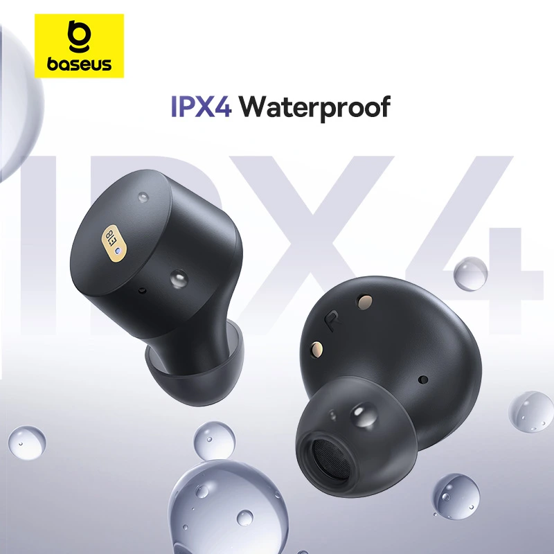 Baseus E18 TWS Wireless Earbuds with 25H Playtime, Super Bass & Bluetooth 5.3 – Black- jabotio-5