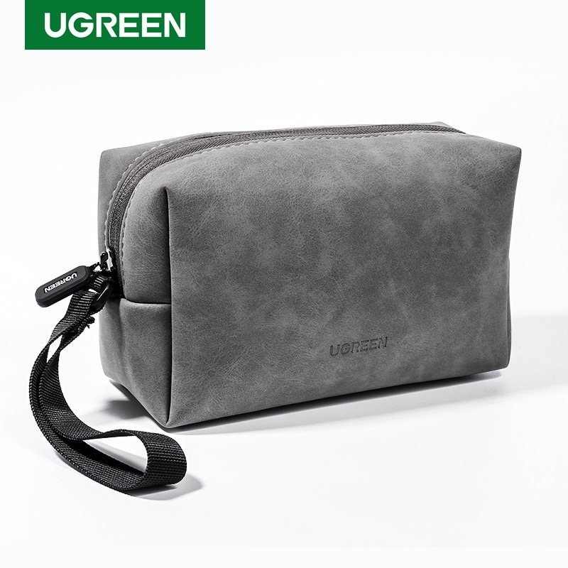 H9f914c1c1a4d451ea31e495fddce0a2.jpg UGREEN Organizer Bag Leather Storage Case - Image 1