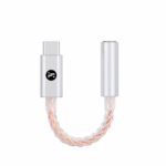 JCALLY JM11 Type C To 3.5mm 8 Core Gold Silver Cable DAC Dongle
