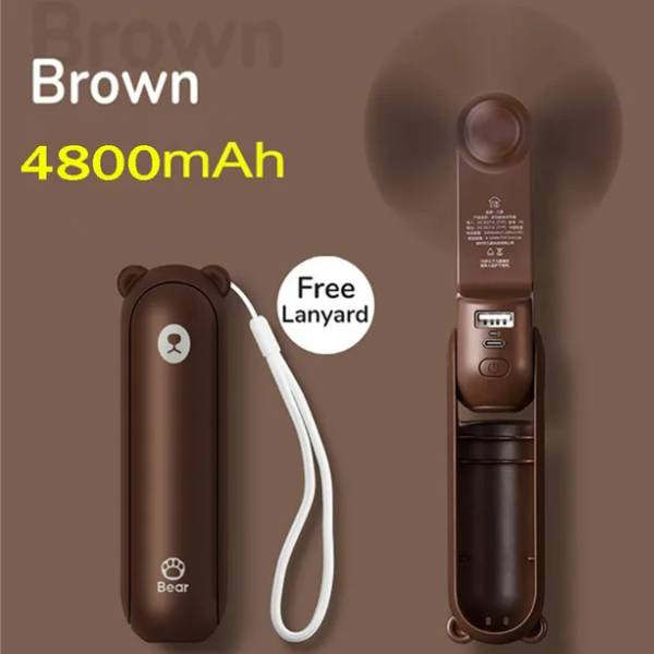 JISULIFE F8X Mini Fan Portable Fan (New Upgrade Version)