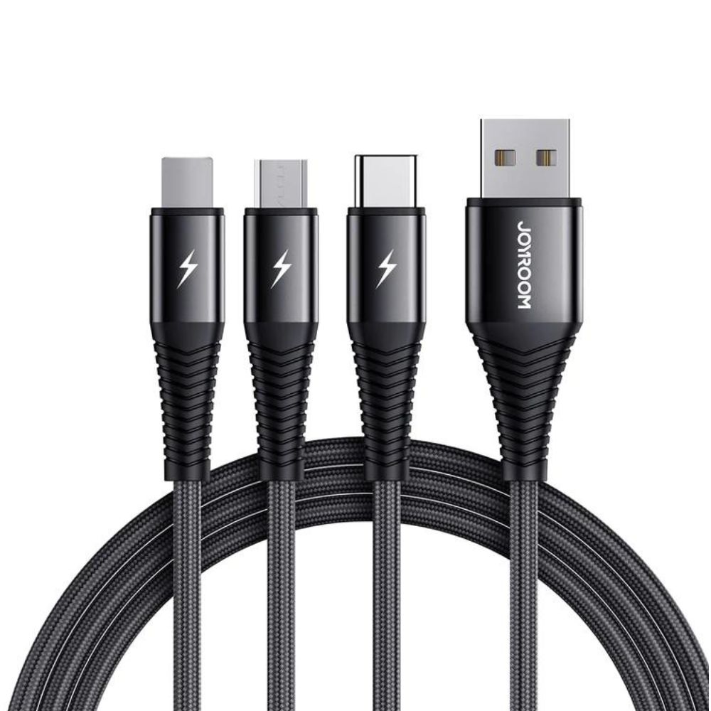 xr:d:DAFp_KccBts:164,j:1887411123915512039,t:23091410 JOYROOM S-1230G4 3 IN 1 Charging Cable - Image 1