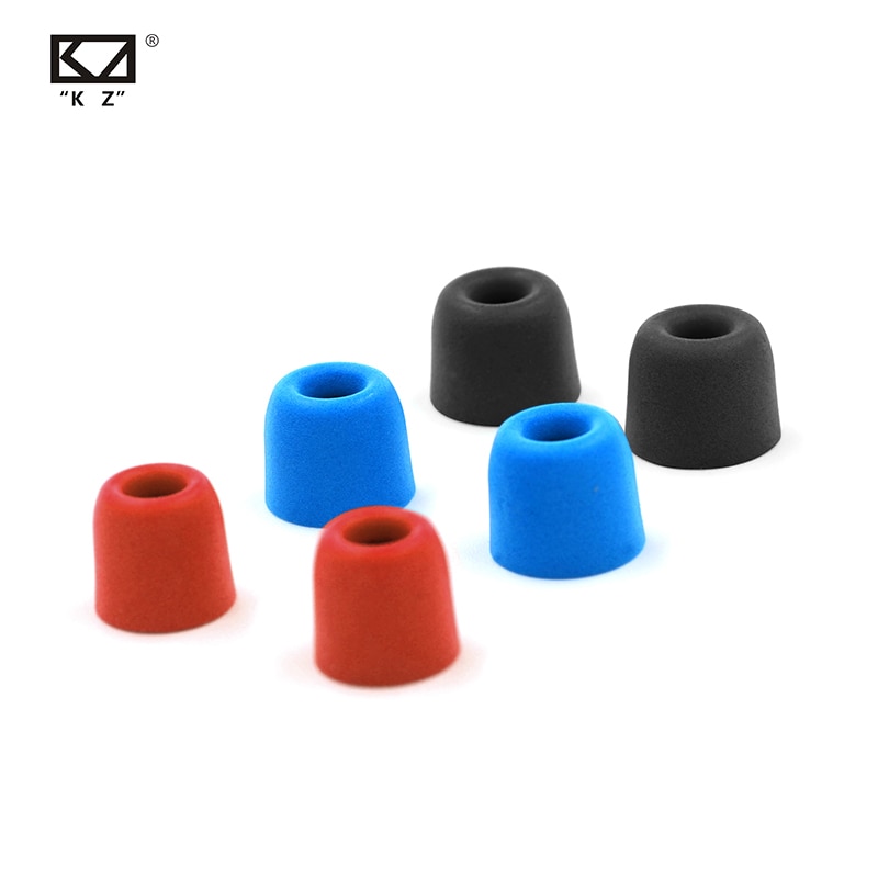 KZ-3-Pairs-6Pcs-In-Ear-Tips-Earbuds-Headphones-Silicone-Eartips-For-KZ-AS10-BA10-Universal.jpg KZ Replacement Eartips - Image 1