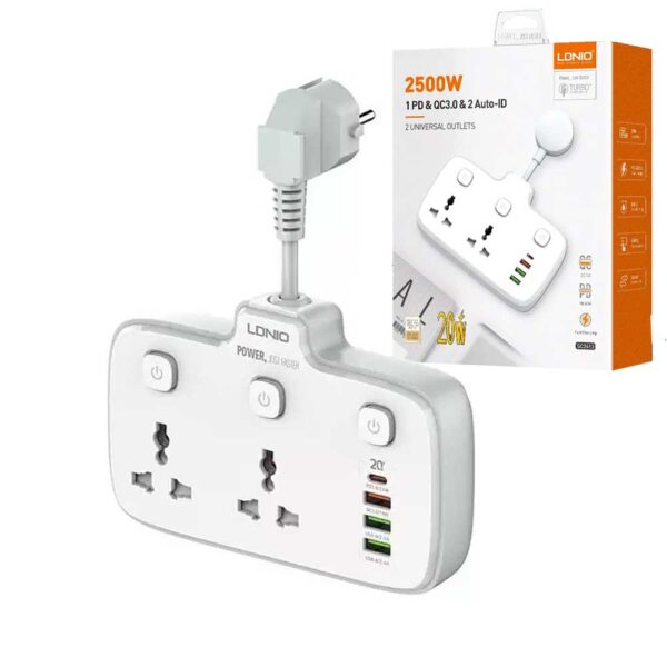 LDNIO SC2413 PD Universal Outlets Power Socket