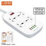 LDNIO SC4407 Power Socket 4 USB QC3.0 - Image 2