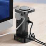 LDNIO SKW6457 6 Outlet USB Tower Extension Power Socket with 15W Wireless Charger - Image 2