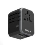MOMAX 1-World Type C + 4 USB AC Travel Adapter
