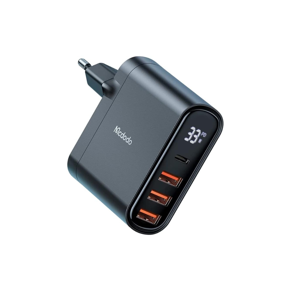 Mcdodo-CH-2250-4-Ports-33W-Digital-Display-Fast-Charging-Adapter-1.png Mcdodo CH2250 4-Ports 33W Digital Display Fast Charging Adapter - Image 1