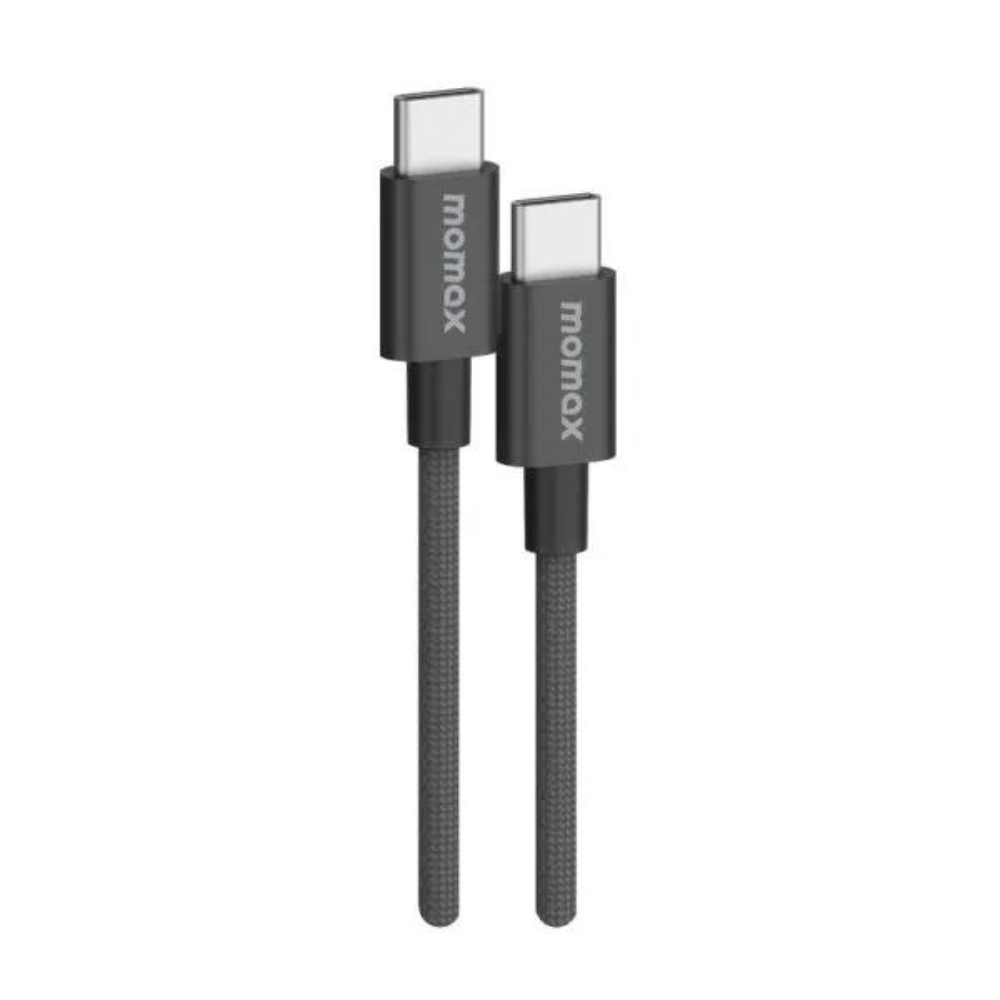 Momax-Elite-USB-C-to-USB-C-Braided-Cable-60W-1.5m.png Momax Elite USB-C to USB-C Braided Cable 60W 1.5m - Image 1