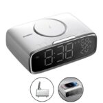Momax Q.Clock5 Digital Clock with Wireless Charging