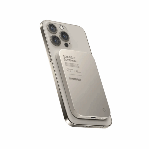 Momax Titanium Set VPD0131 – 5000mAh Wireless Magnetic Power Bank