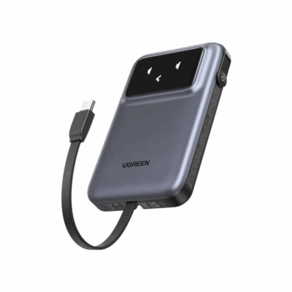  UGREEN Uno 10000mAh 30W Power Bank with Built-in USB-C Cable