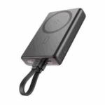 JR-PBM01 20W Magnetic Wireless Power Bank with Built-in Cable