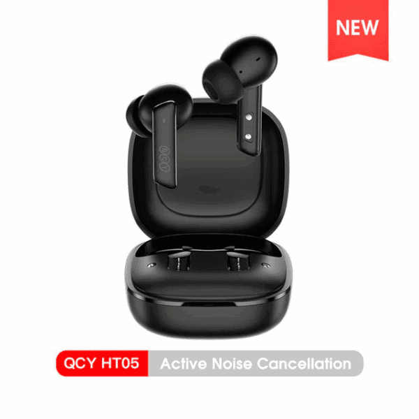QCY HT05 MeloBuds – Wind Noise Cancellation & USB-C Charging Case