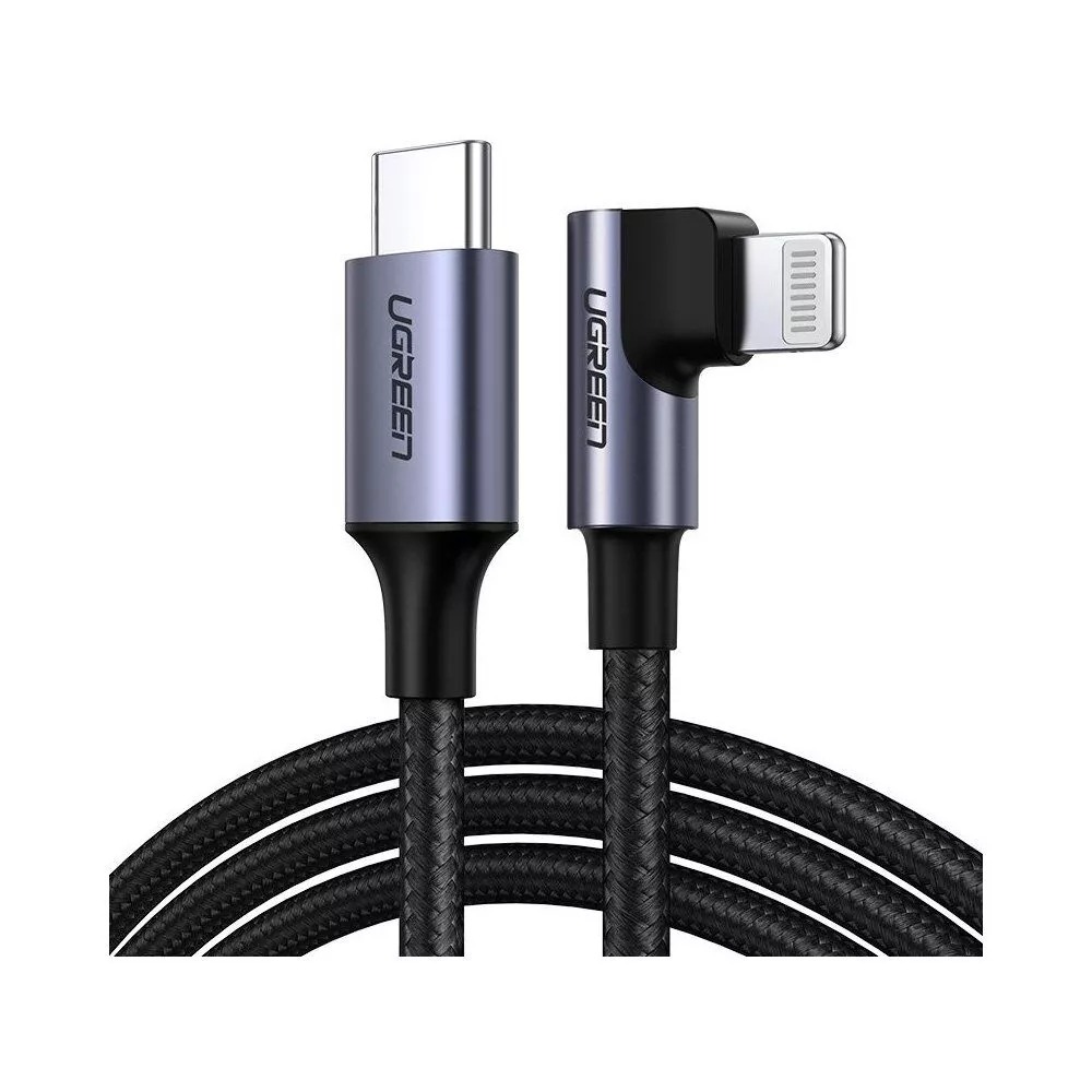 ezgif-2-7972fb9472.jpg Ugreen Type C to Lightning Cable 90 Degree Angle (MFi Certified) - Image 1