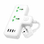 Hoco AC11A EU Power Strip – 2500W Safe & Compact Design