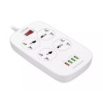 LDNIO SC4407 Power Socket 4 USB QC3.0