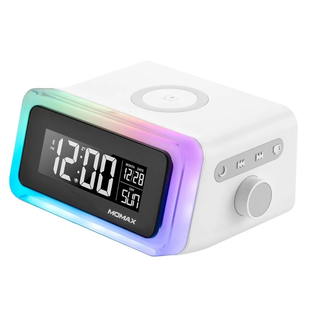 momax-q-clock2.jpg Momax Q. Clock 2 Digital Alarm Clock with Wireless Charging - Image 1