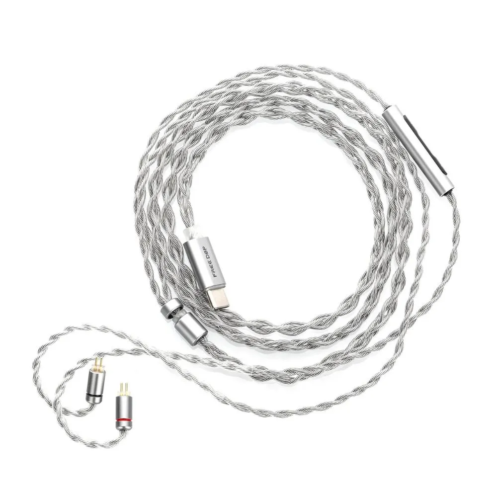 moondrop-free-dsp-type-c-earphon.png Moondrop Free DSP Type C Earphone Cable 2Pin – Mic - Image 1