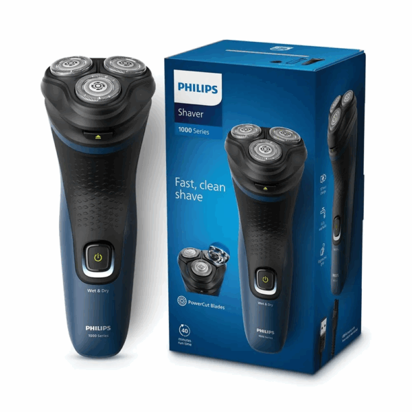 Philips S1151/03 Electric Shaver Wet and Dry Shave Self Sharpening Blades Cordless Waterproof Shaver